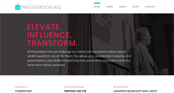 Desktop Screenshot of presentationwiz.biz